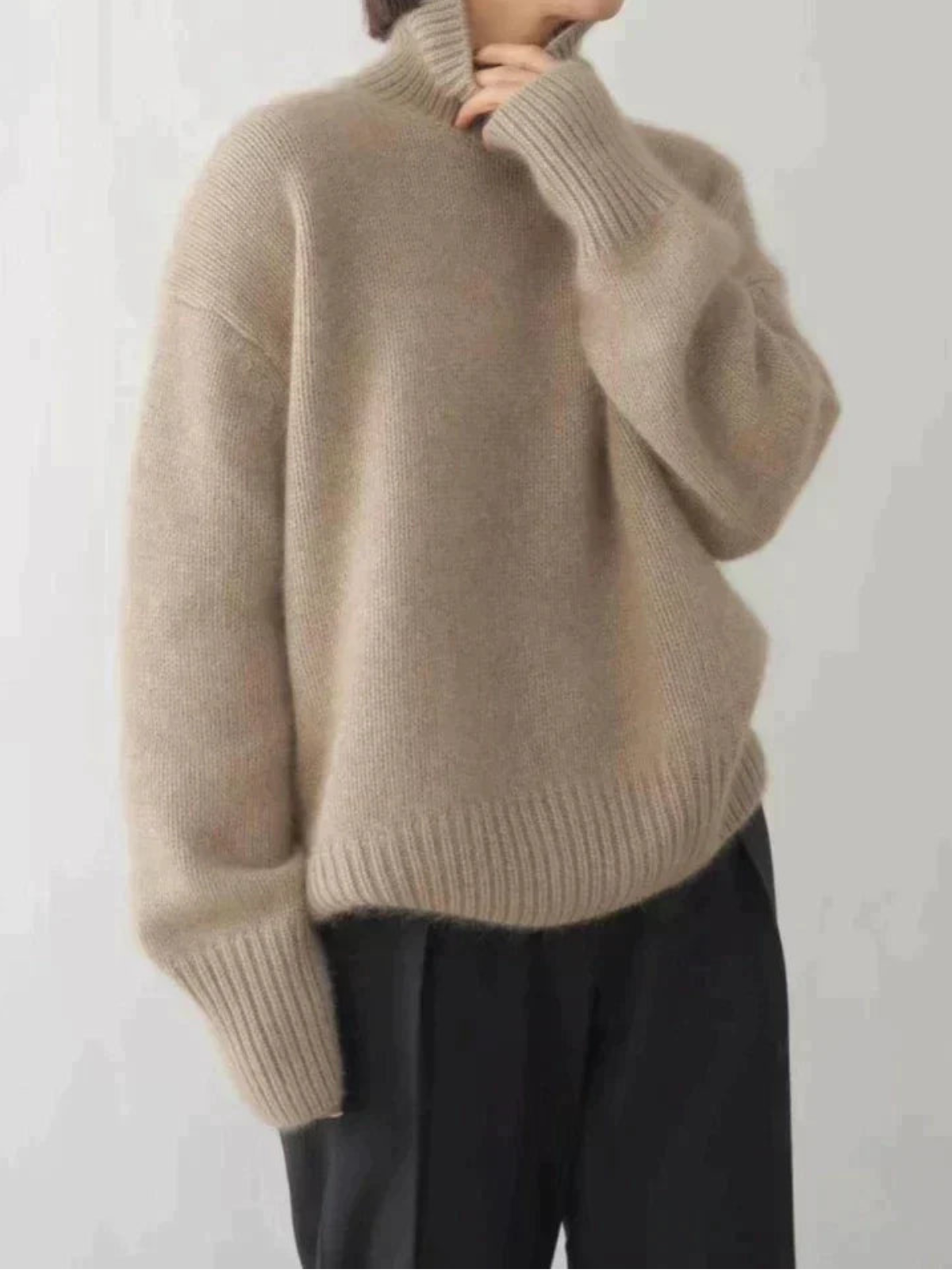 Montarello CloudSoft Turtleneck Knit Sweater