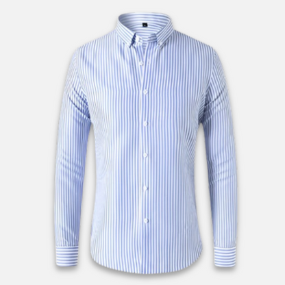 Montarello Striped Men's Long Sleeve Slim Fit Shirt