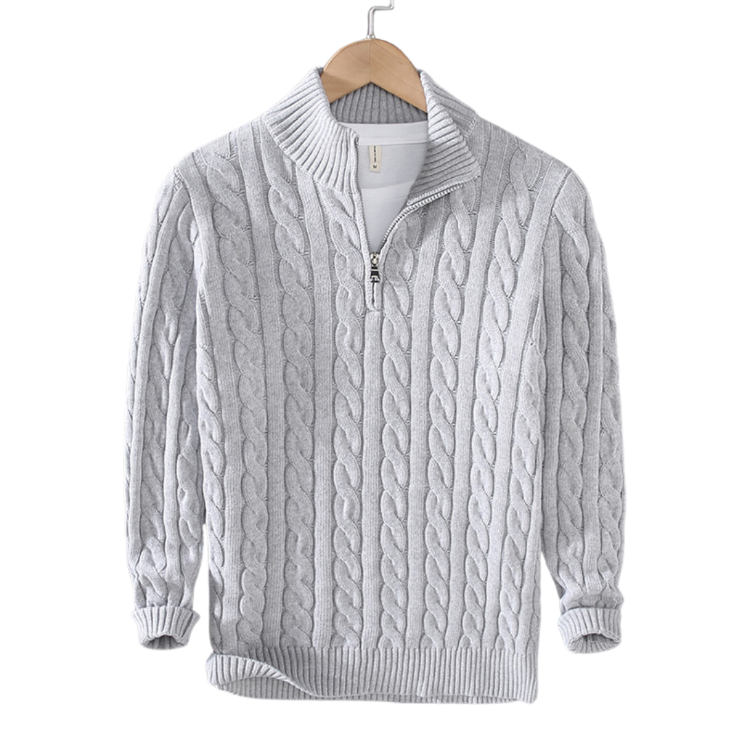 Montarello Soft Half-Zip Knit Sweater