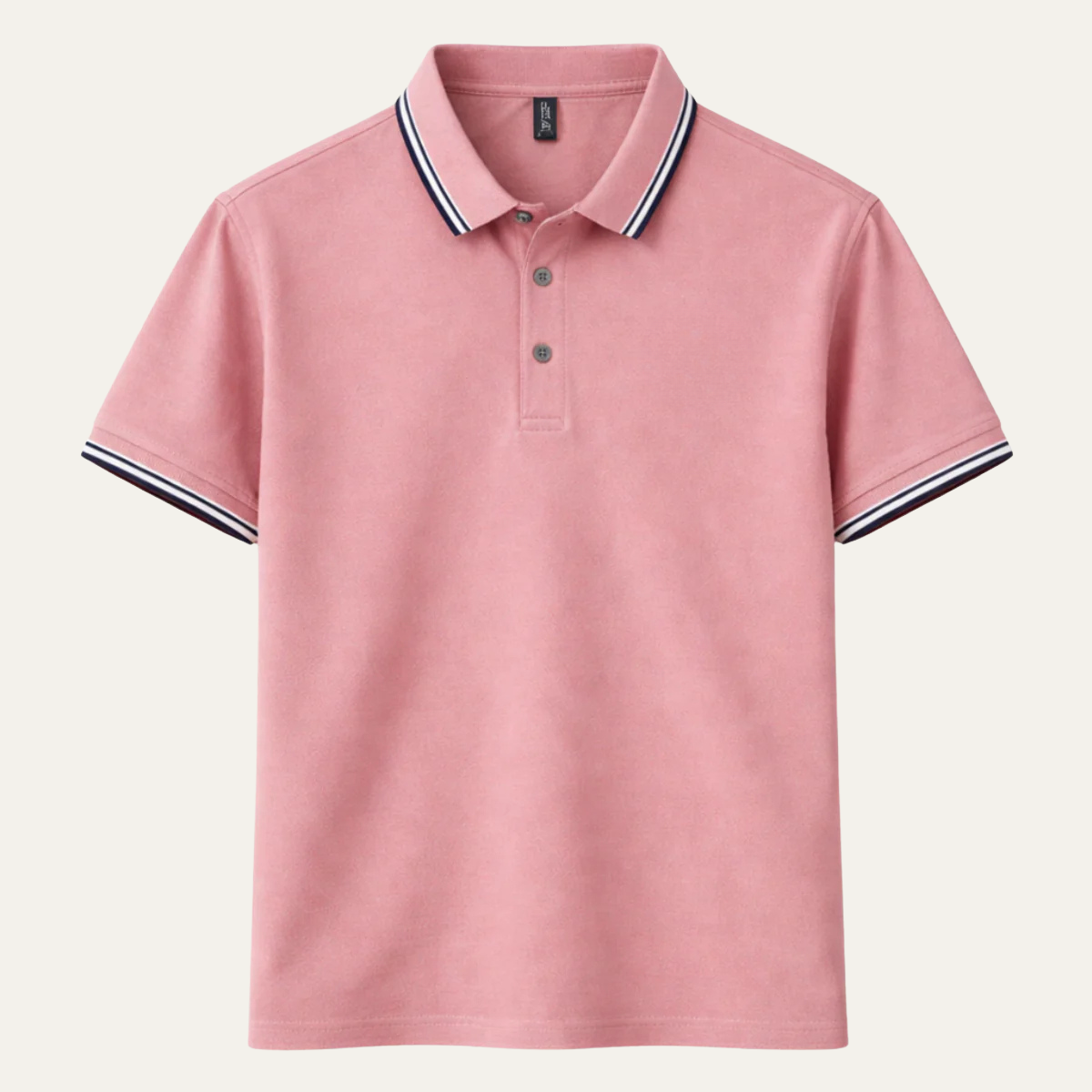Montarello Men's Piqué Polo Shirt Contrast Tipping