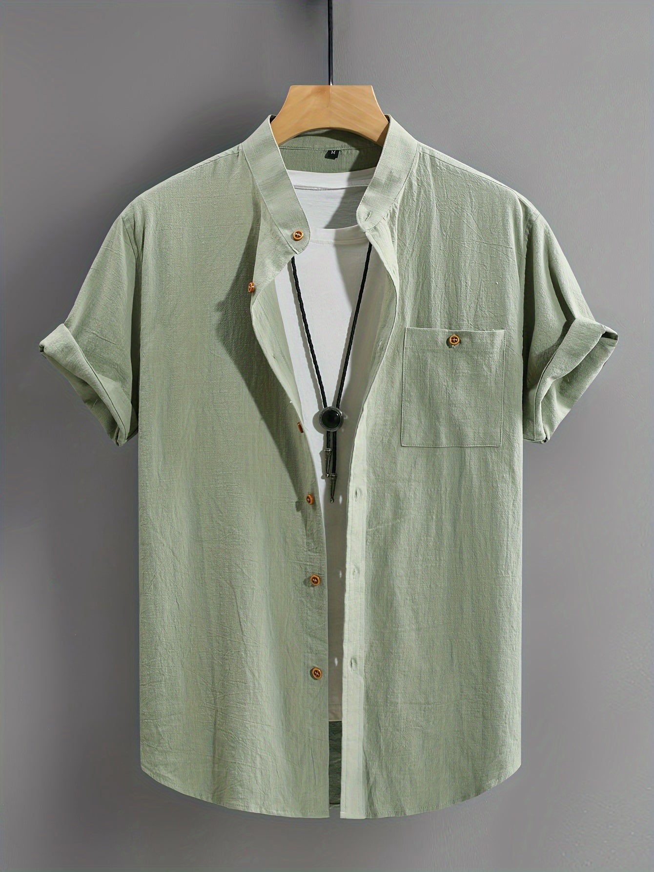 Montarello Button-Up Men's Short Sleeve Shirt