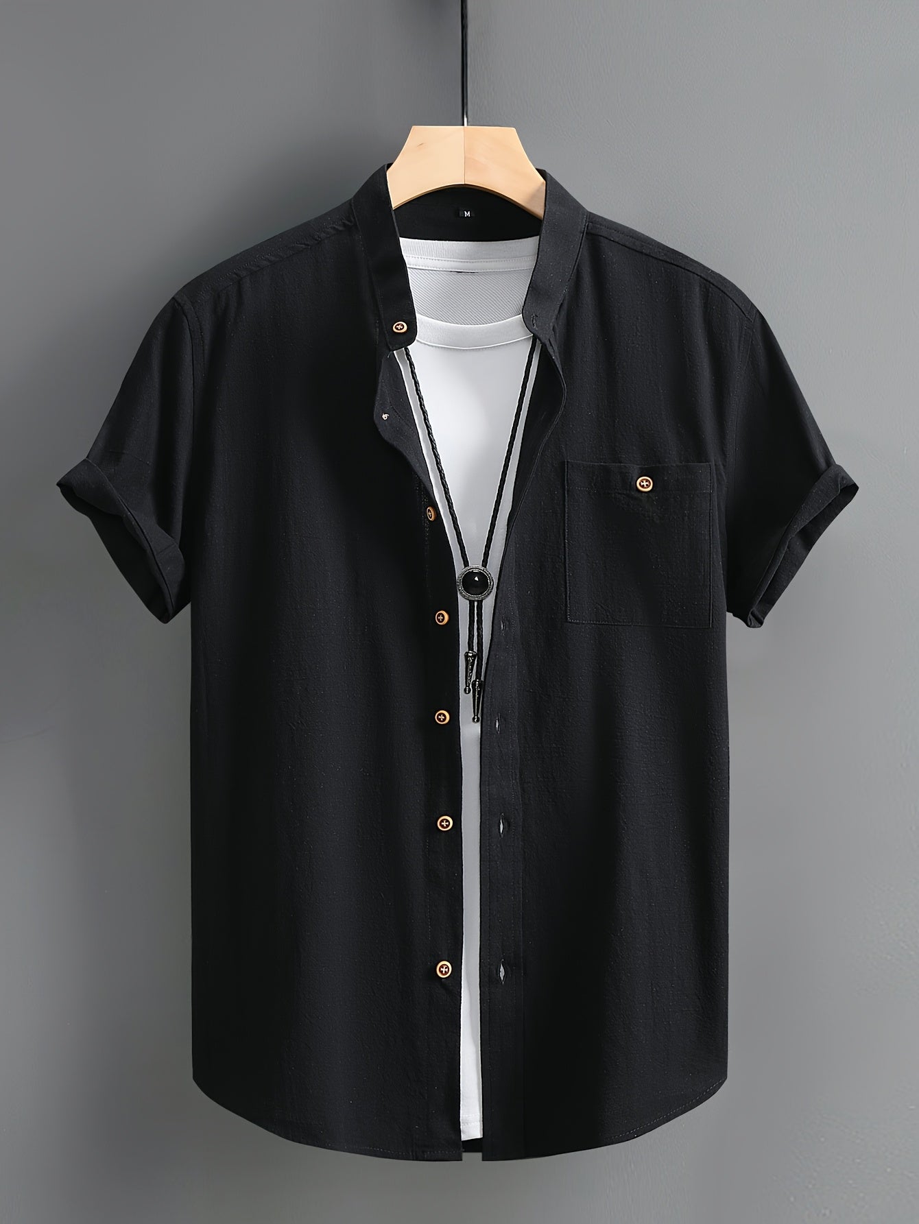 Montarello Button-Up Men's Short Sleeve Shirt