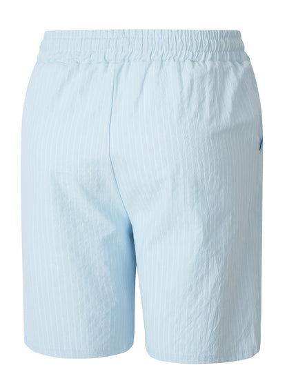 Montarello Striped Men's Linen-Look Shorts