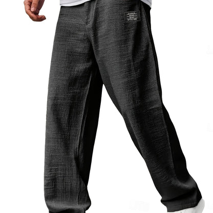 Montarello Wide-Leg Men's Casual Trousers
