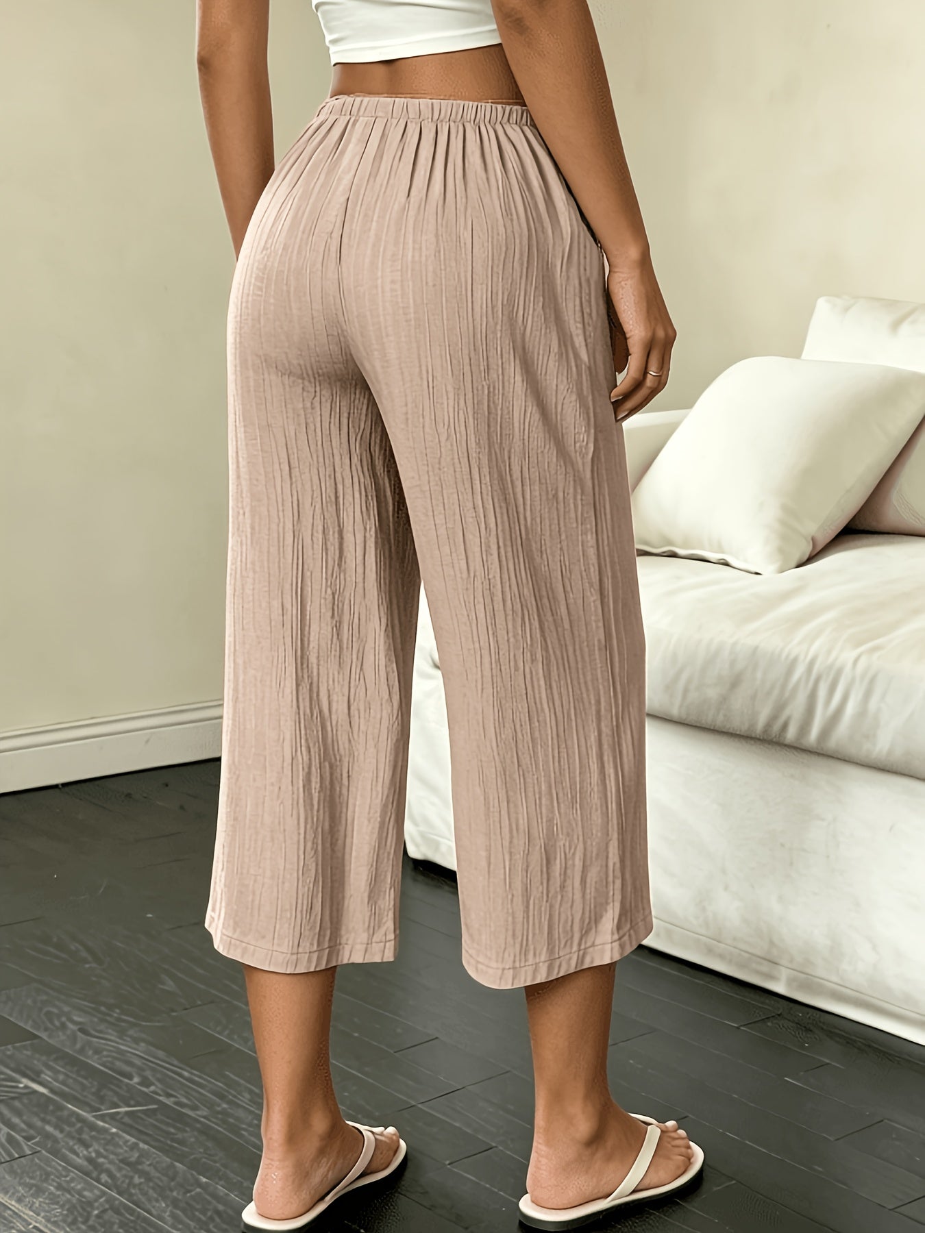 Montarello Wide-Leg Women's Cropped Trousers
