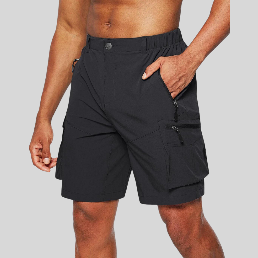 Montarello Zip Pocket Cargo Shorts Men's