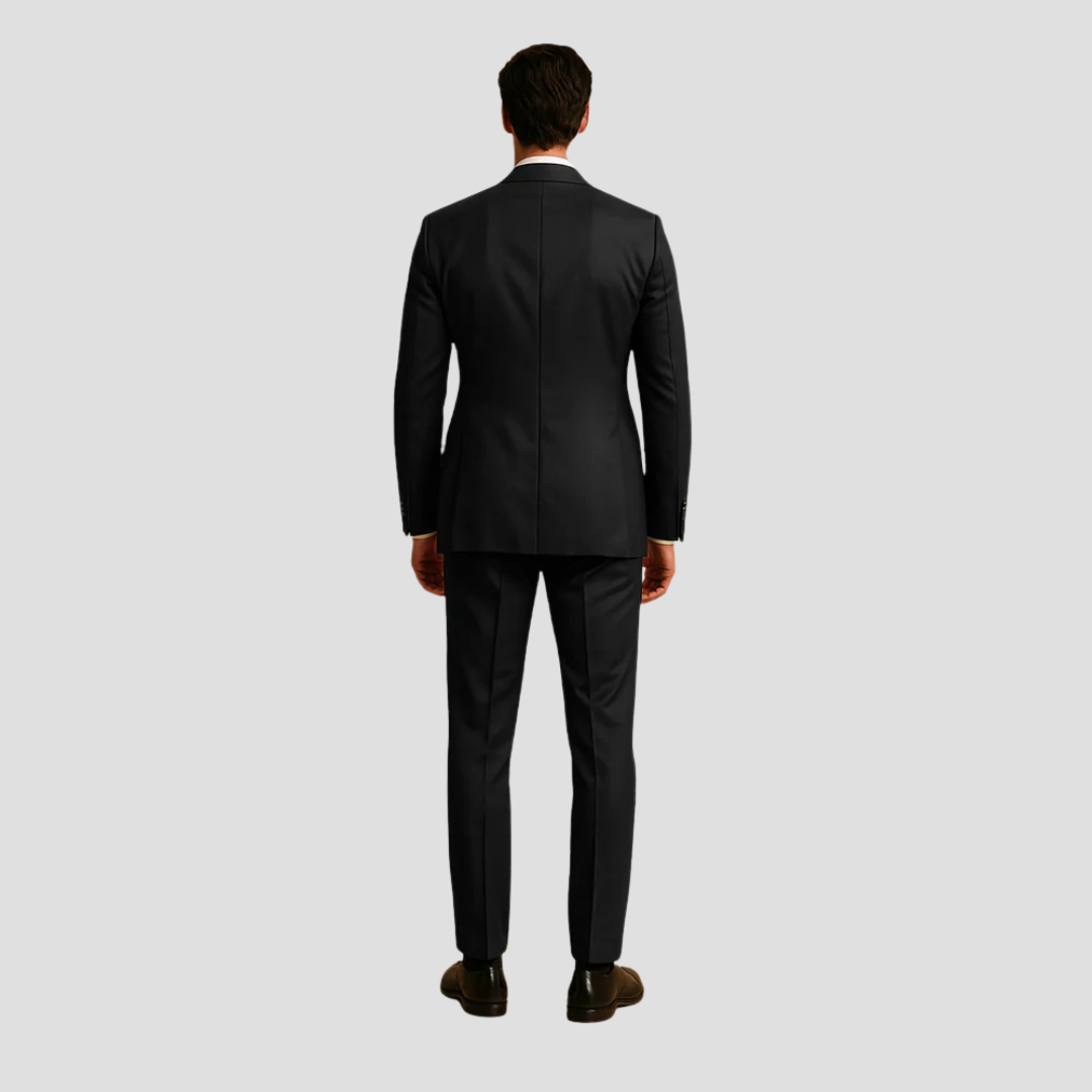 Montarello Men's Wedding 3-Piece Slim Fit Suit – Blazer, Waistcoat & Trousers