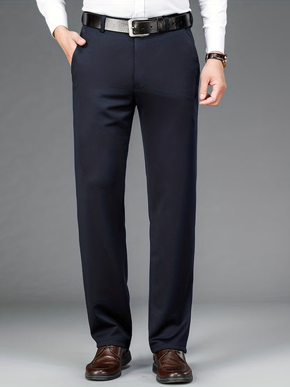 Montarello Men's Formal Trousers Straight Leg