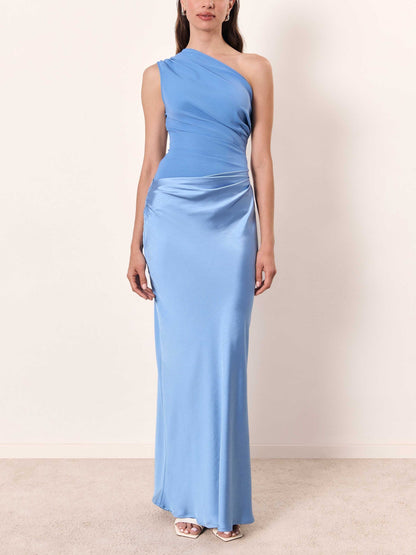 Montarello One Shoulder Women's Maxi Dress