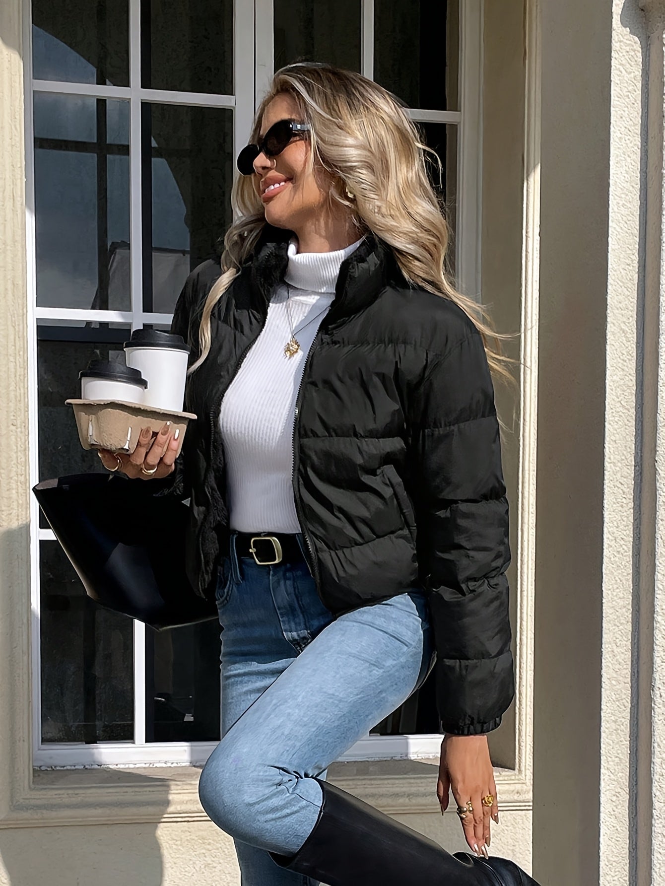 Montarello UrbanCloud Puffer Jacket – Black