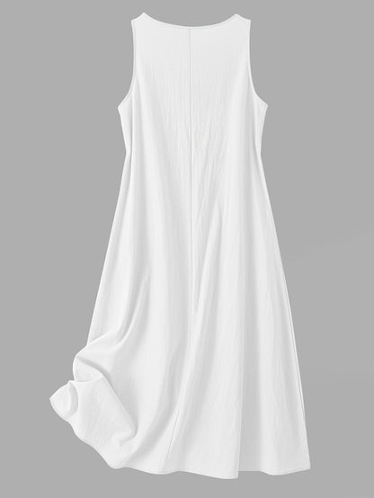 Montarello V-Neck Sleeveless Maxi Dress Women's