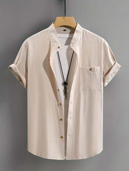 Montarello Button-Up Men's Short Sleeve Shirt