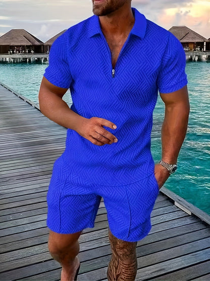 Montarello Men's Shirt & Shorts Set