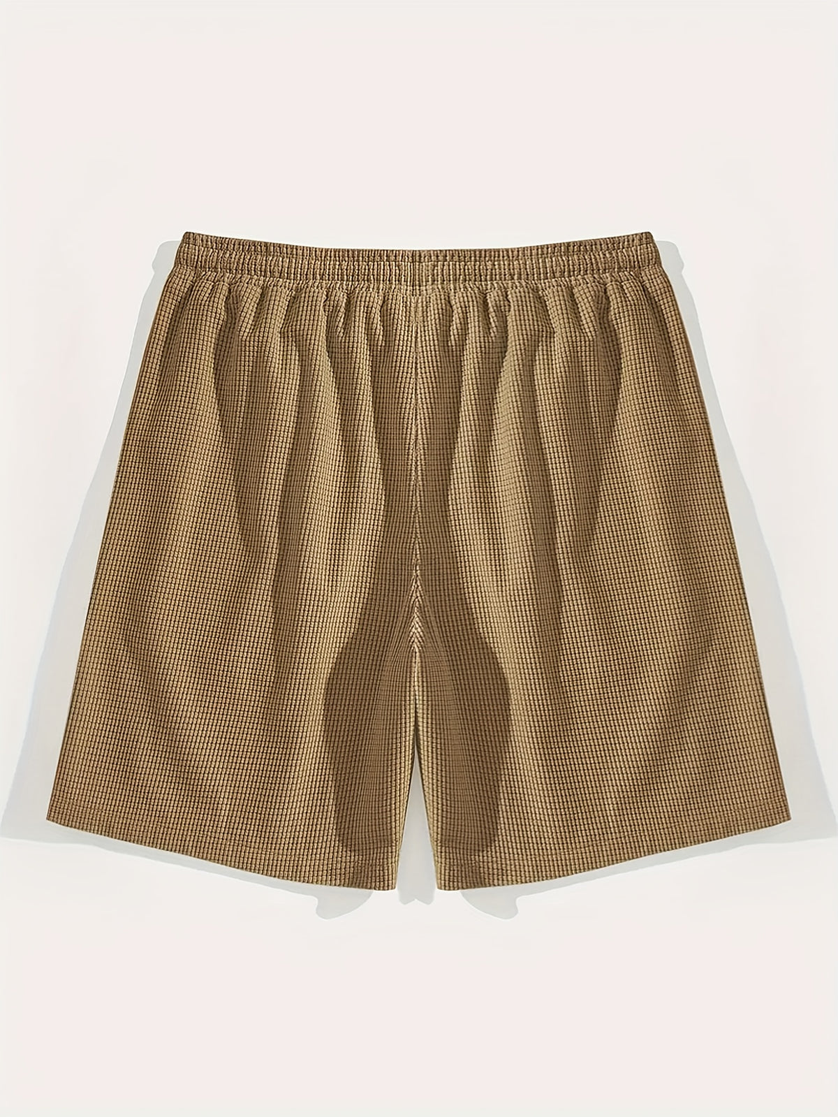 Montarello Men's Textured Drawstring Casual Summer Shorts
