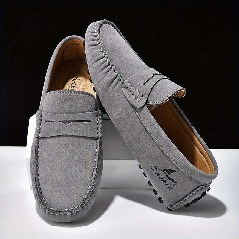 Montarello Suede-Look Men's Slip-On Loafers