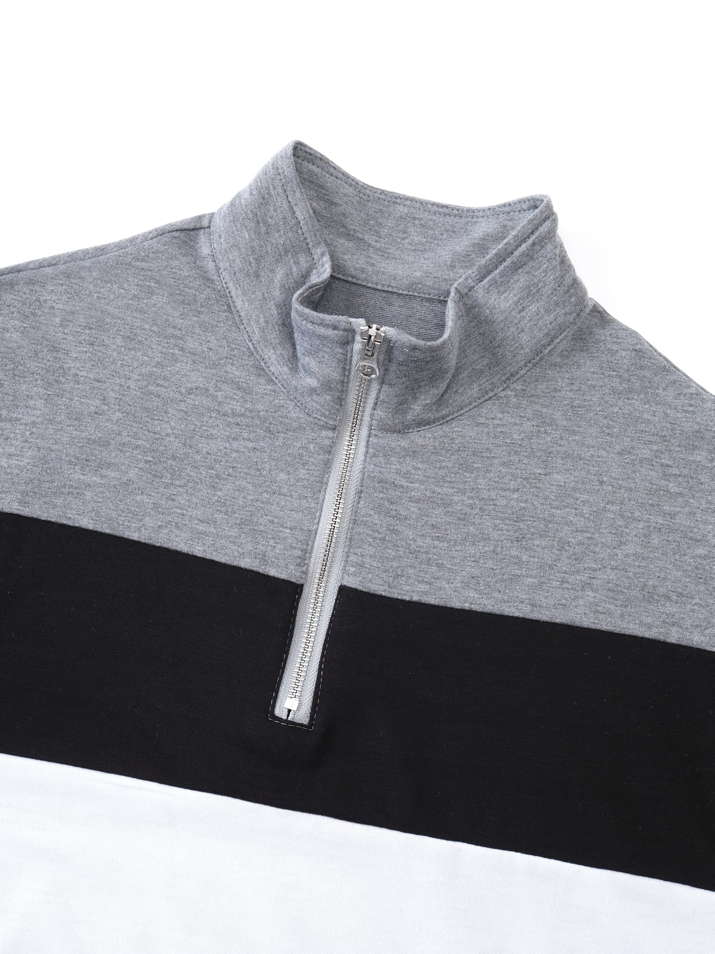 Montarello Men's Quarter-Zip Polo Long Sleeve