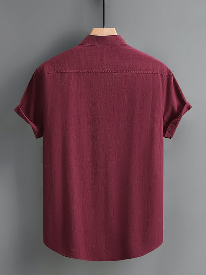 Montarello Button-Up Men's Short Sleeve Shirt