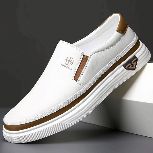 Montarello Leather-Look Men's Slip-On Loafers