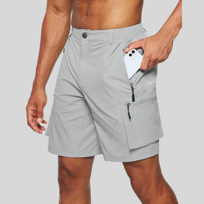 Montarello Zip Pocket Cargo Shorts Men's
