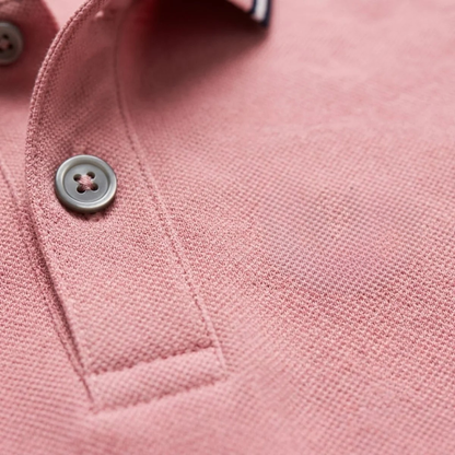 Montarello Men's Piqué Polo Shirt Contrast Tipping