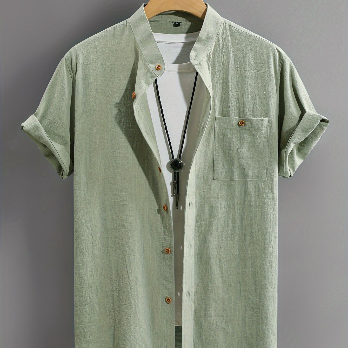 Montarello Button-Up Men's Short Sleeve Shirt