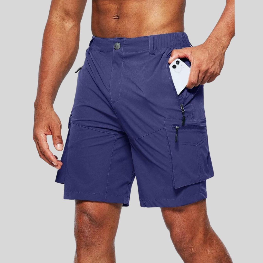 Montarello Zip Pocket Cargo Shorts Men's