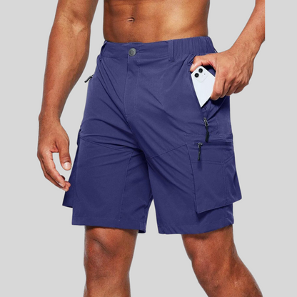 Montarello Zip Pocket Cargo Shorts Men's