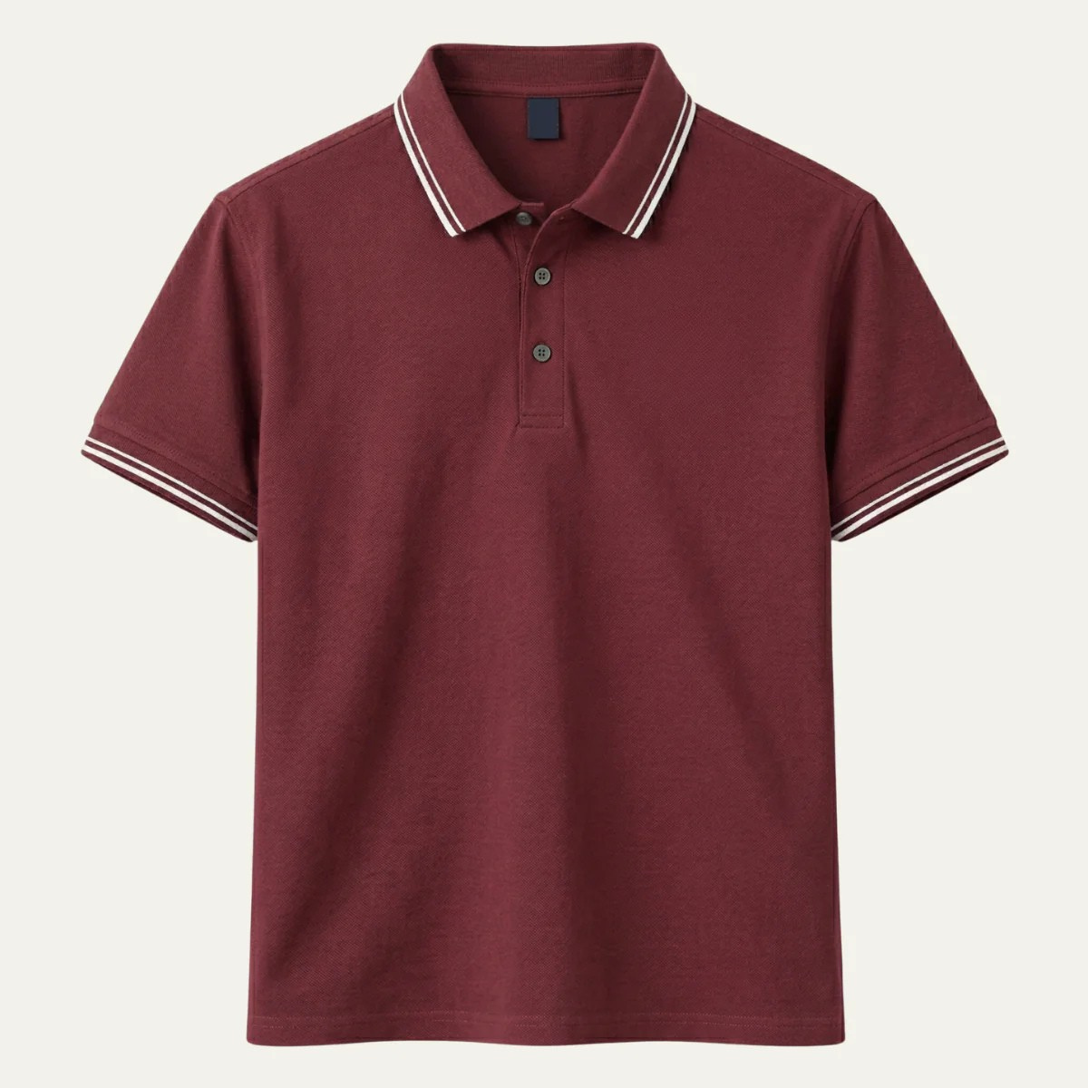 Montarello Men's Piqué Polo Shirt Contrast Tipping