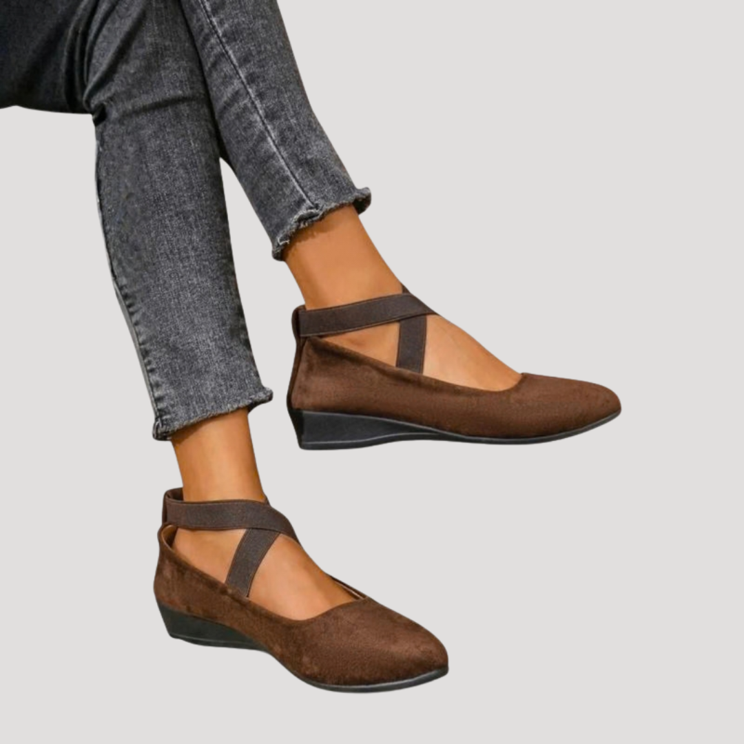 Montarello Women's Mary Jane Comfort Wedge Shoes