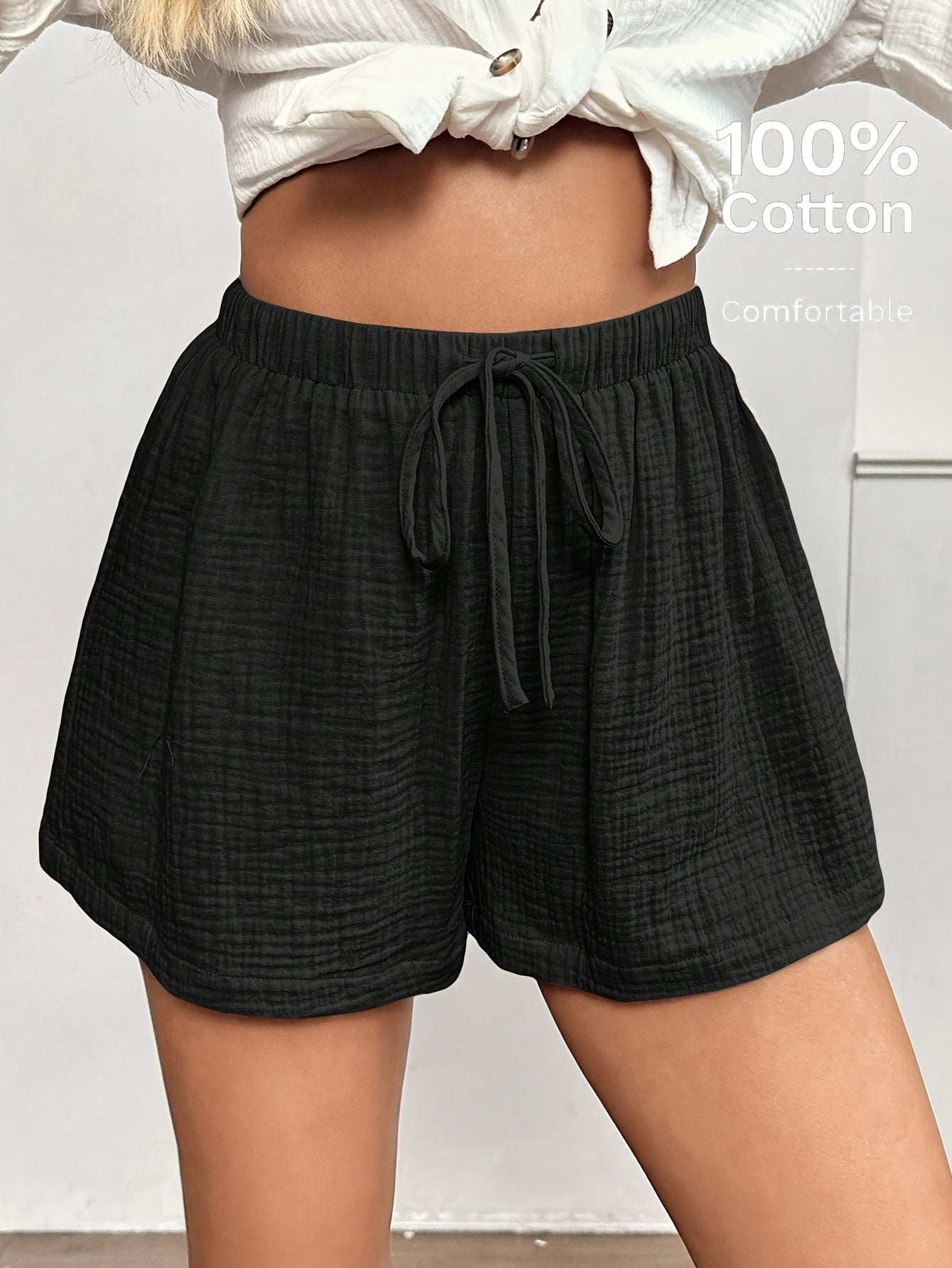 Montarello Drawstring Women's Casual Shorts