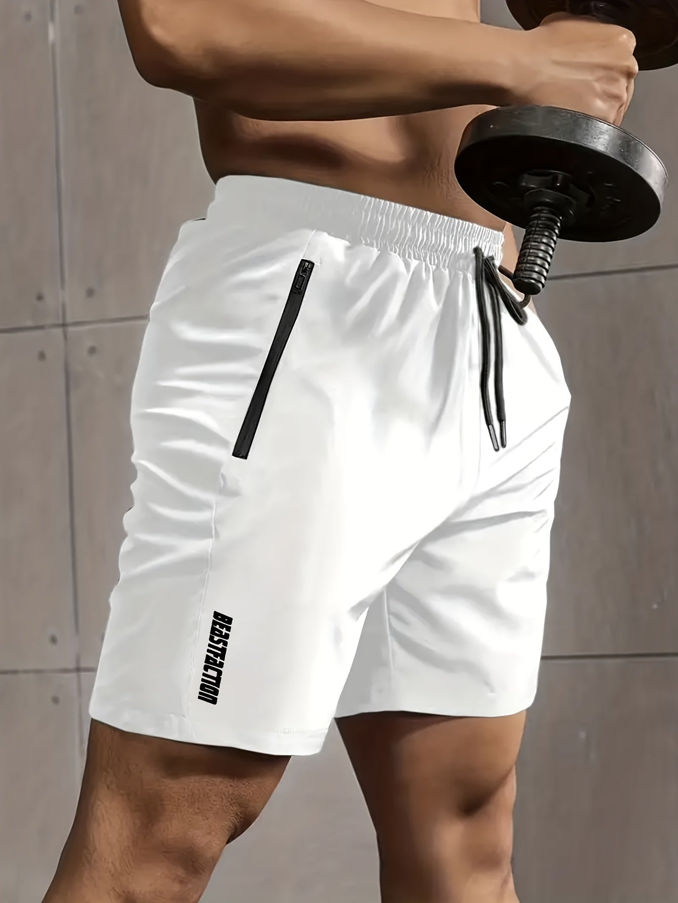 Montarello Zip Pocket Men's Gym Shorts