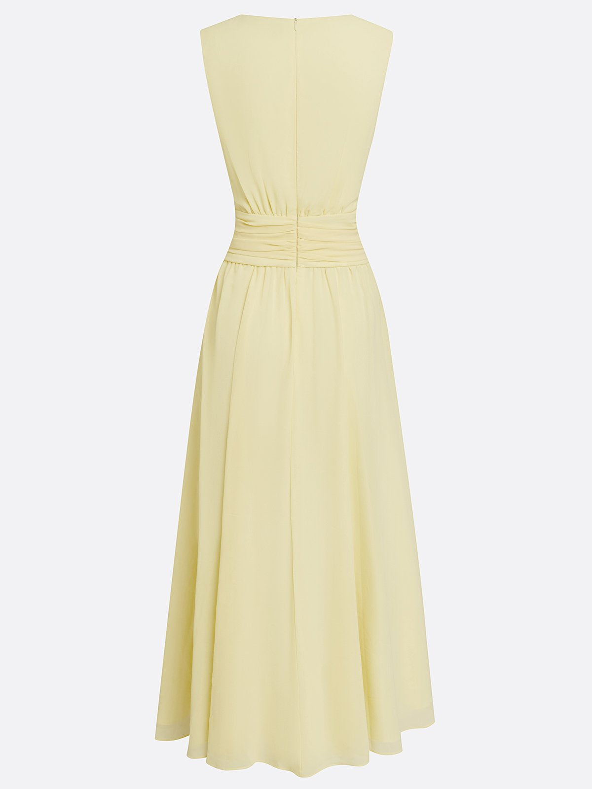 Montarello Women's Chiffon Sleeveless Maxi Dress A-Line