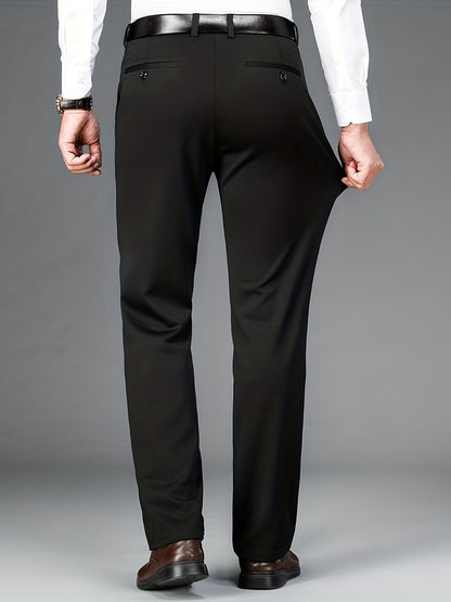 Montarello Men's Formal Trousers Straight Leg
