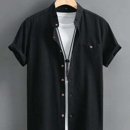 Montarello Button-Up Men's Short Sleeve Shirt