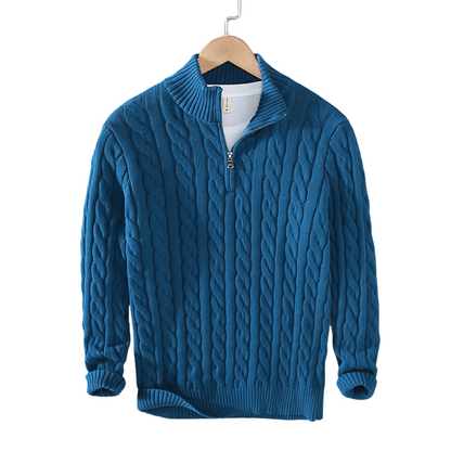 Montarello Soft Half-Zip Knit Sweater