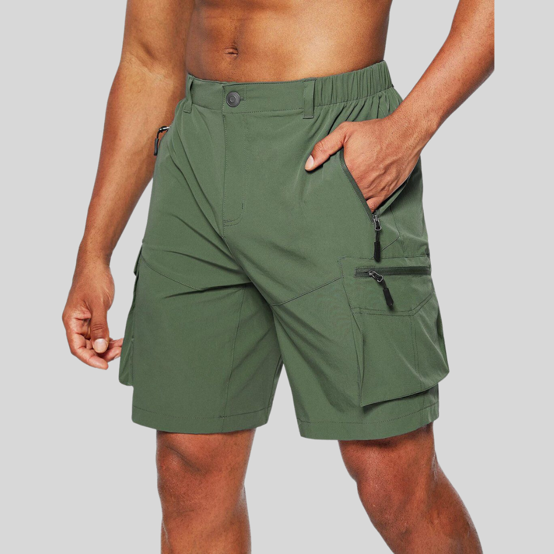 Montarello Zip Pocket Cargo Shorts Men's