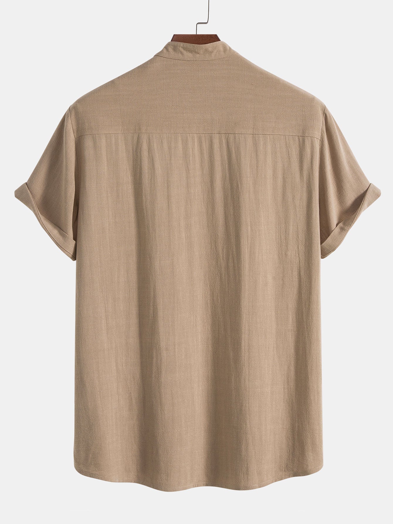 Ensemble chemise col mao et pantalon effet lin pour homme Montarello  
