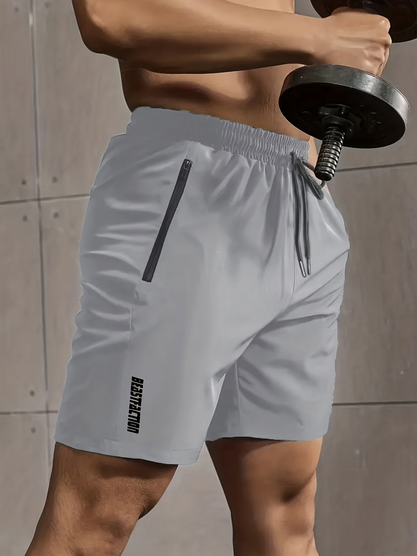 Montarello Zip Pocket Men's Gym Shorts