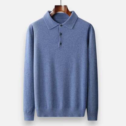 Montarello Merino Polo Wool Sweater