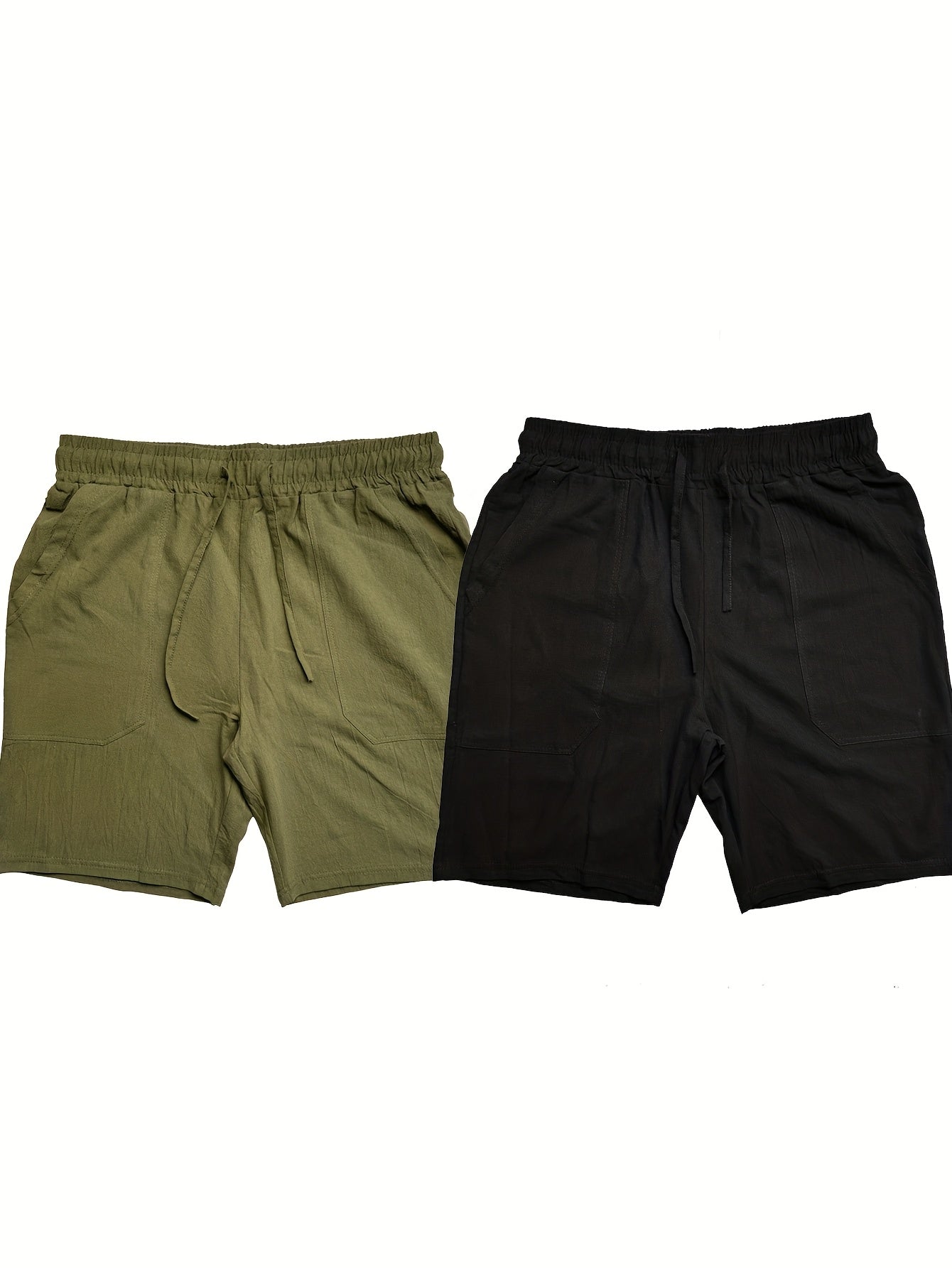Montarello Linen-Look Men's Shorts – 2-Pack