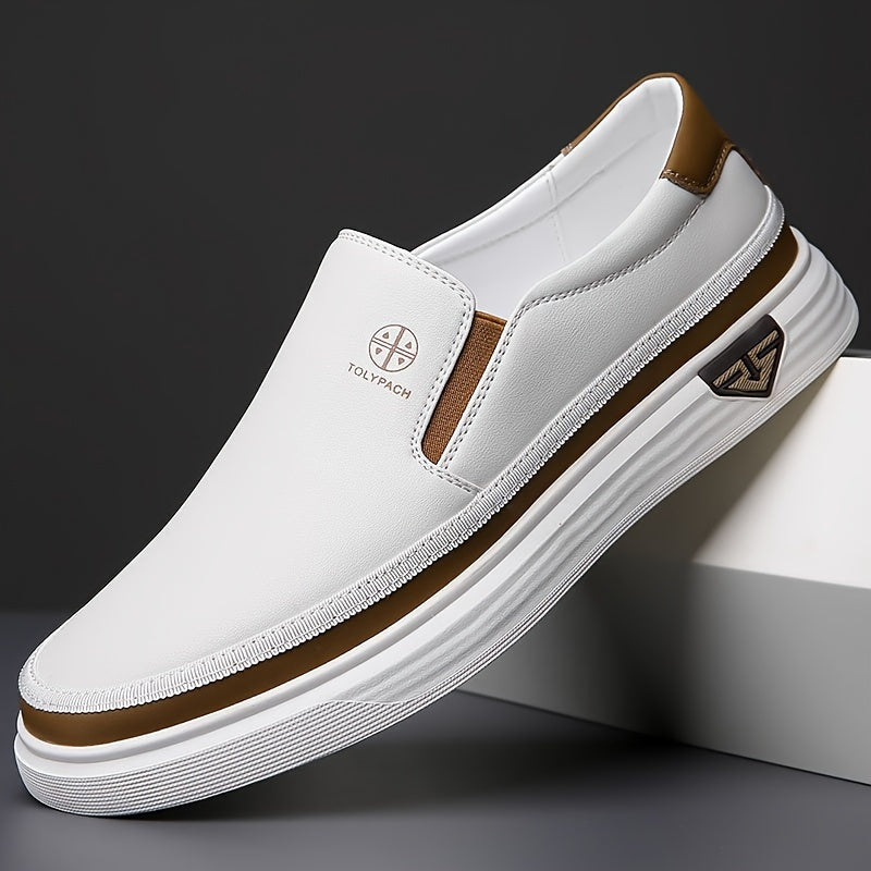 Montarello Leather-Look Men's Slip-On Loafers