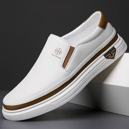 Montarello Leather-Look Men's Slip-On Loafers