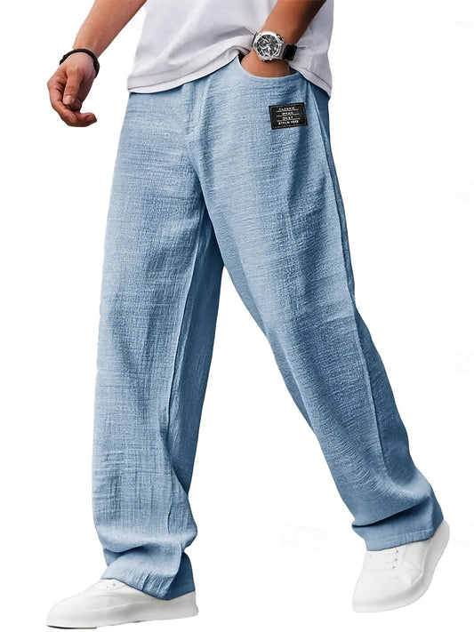 Montarello Wide-Leg Men's Casual Trousers
