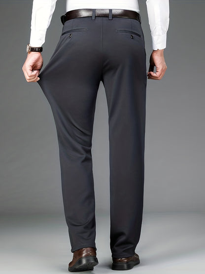 Montarello Men's Formal Trousers Straight Leg