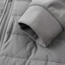 Montarello Men's Hooded Down Jacket with Quilted Panels