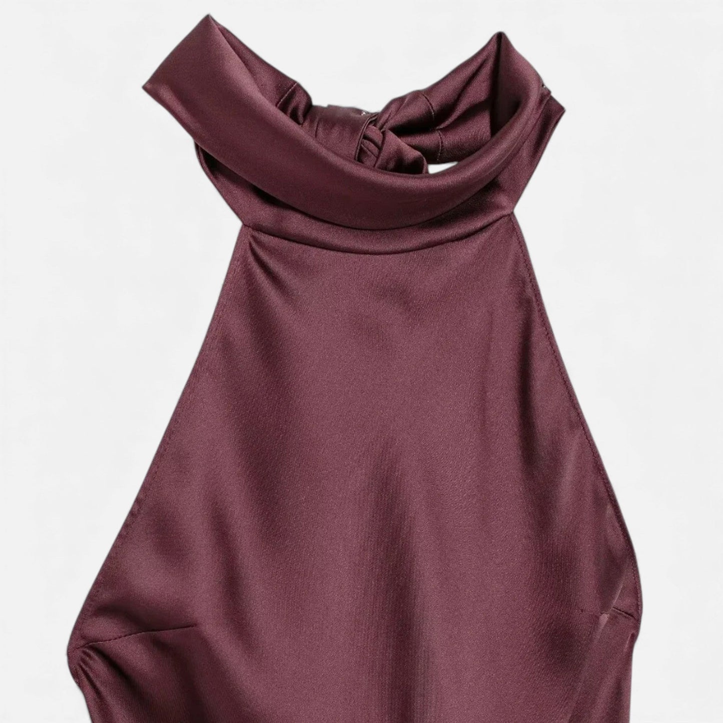 Montarello Women’s Backless Satin Long Dress