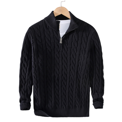 Montarello Soft Half-Zip Knit Sweater