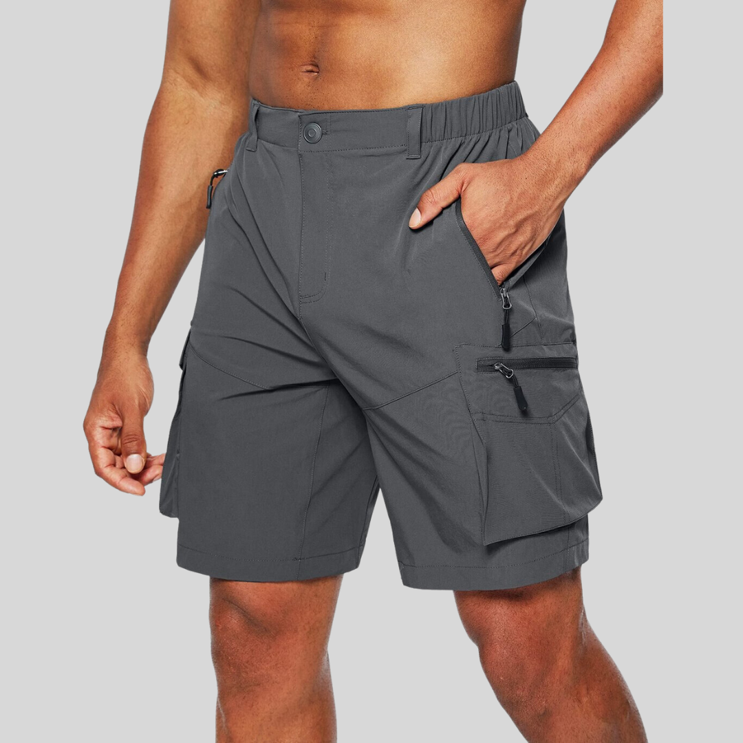 Montarello Zip Pocket Cargo Shorts Men's