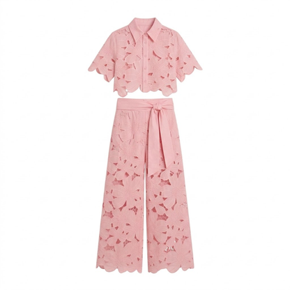 Montarello Women’s Embroidered Co-Ord Set