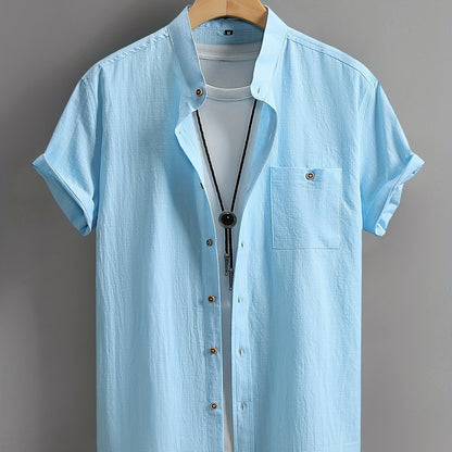 Montarello Button-Up Men's Short Sleeve Shirt